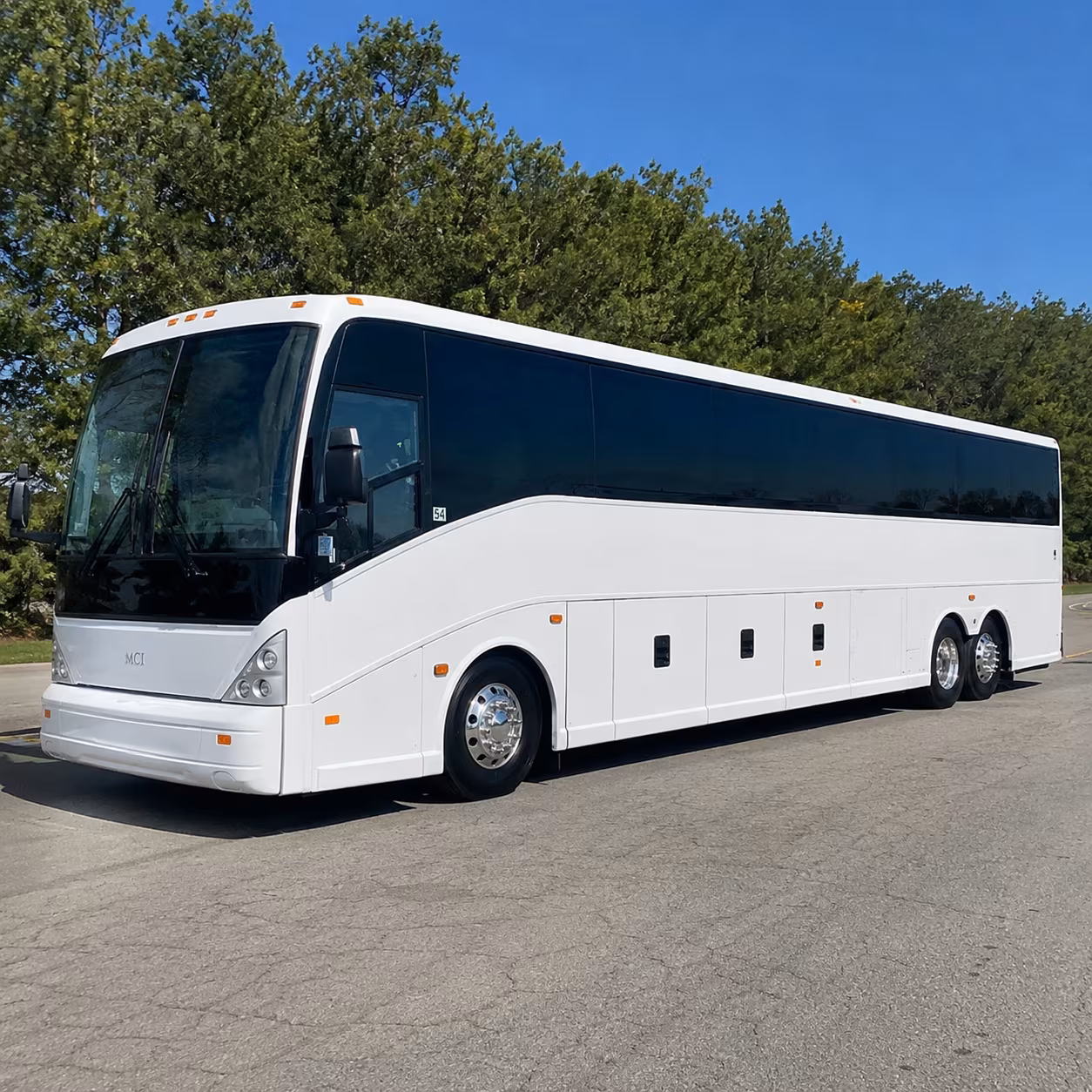 bus rental options for clinton trips
