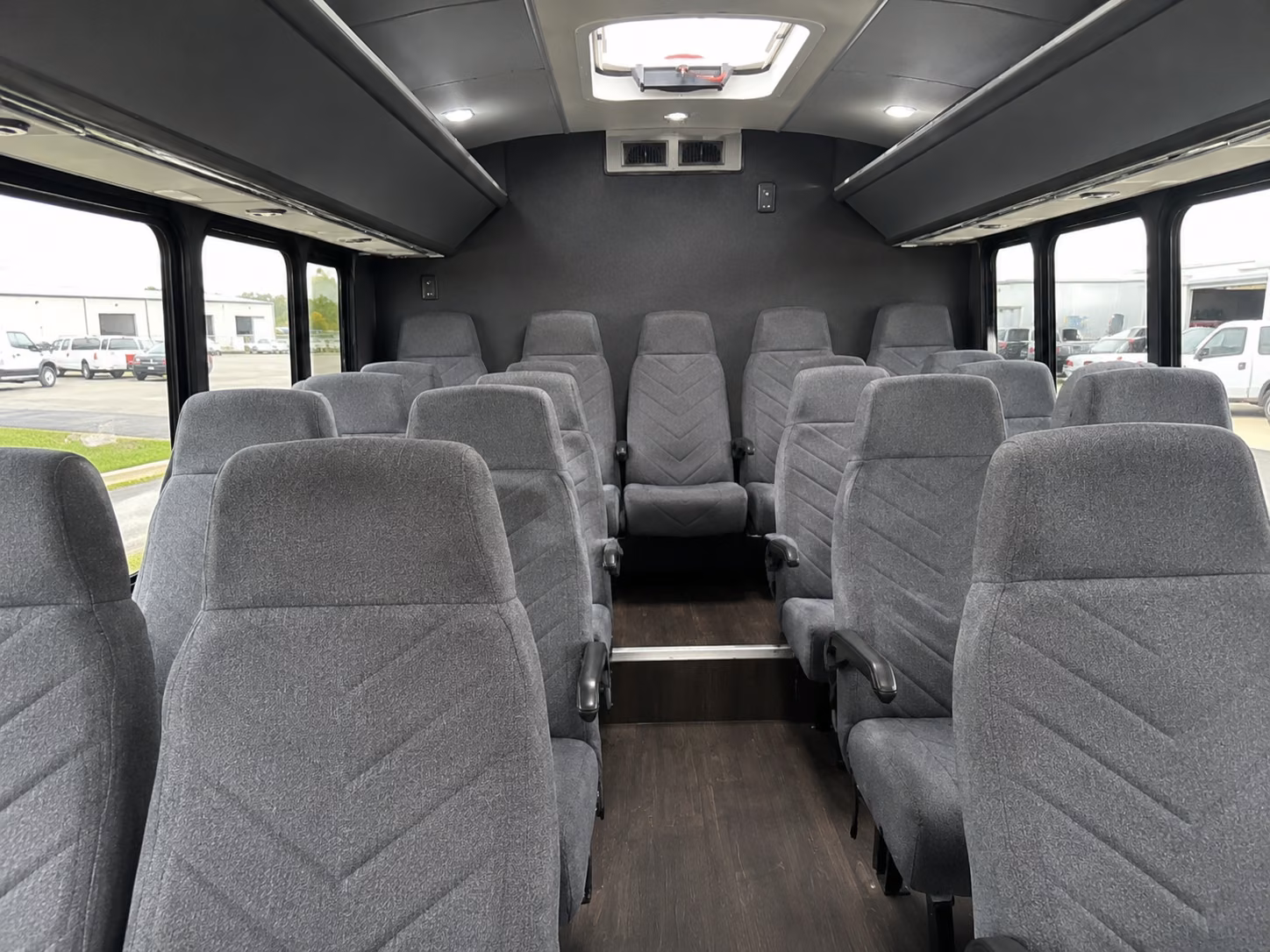 clinton long distance transportation onboard seating
