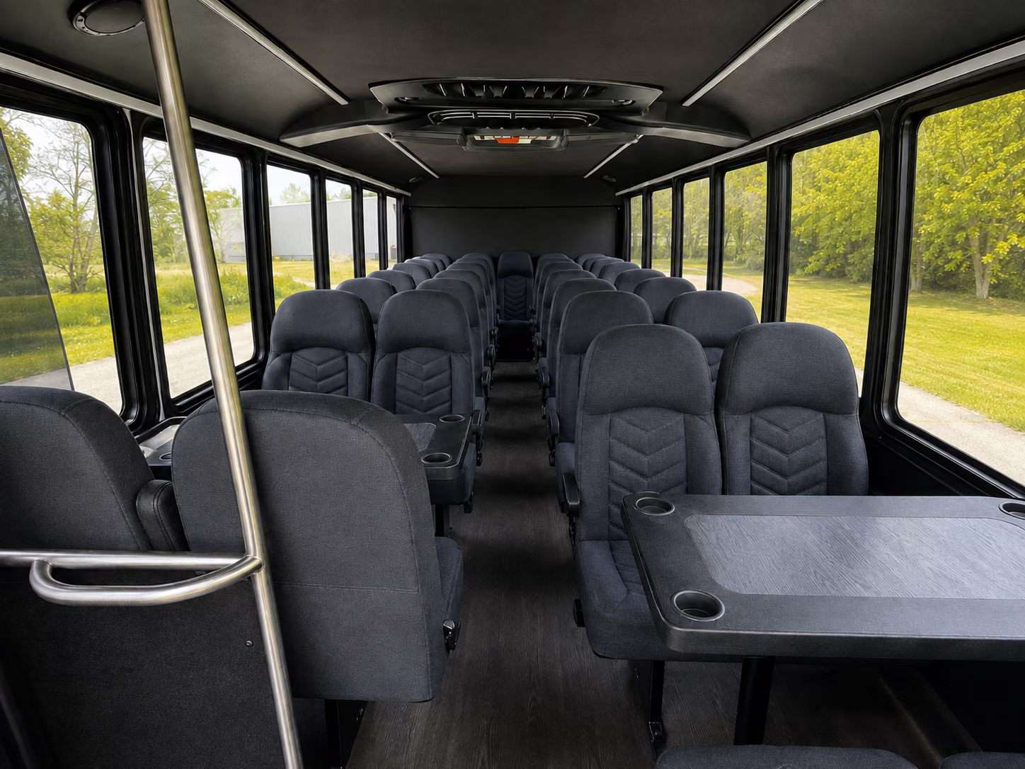 minibuses for farm and barn venues along rural lenawee county roads